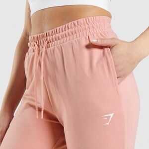 Gymshark Women's Peach Pink Track Joggers